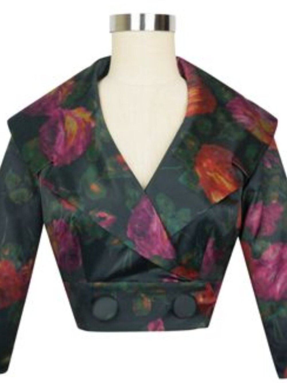 Trashy diva fresco floral courtney cropped jacket